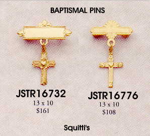 Baptismal Pin medals