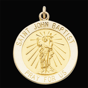 St. John Baptist medal