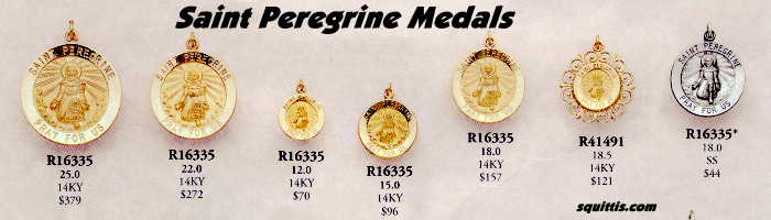 Saint_Peregrine_Medals_In_Gold