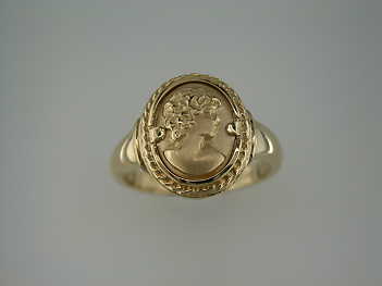 gold cameo ring 1