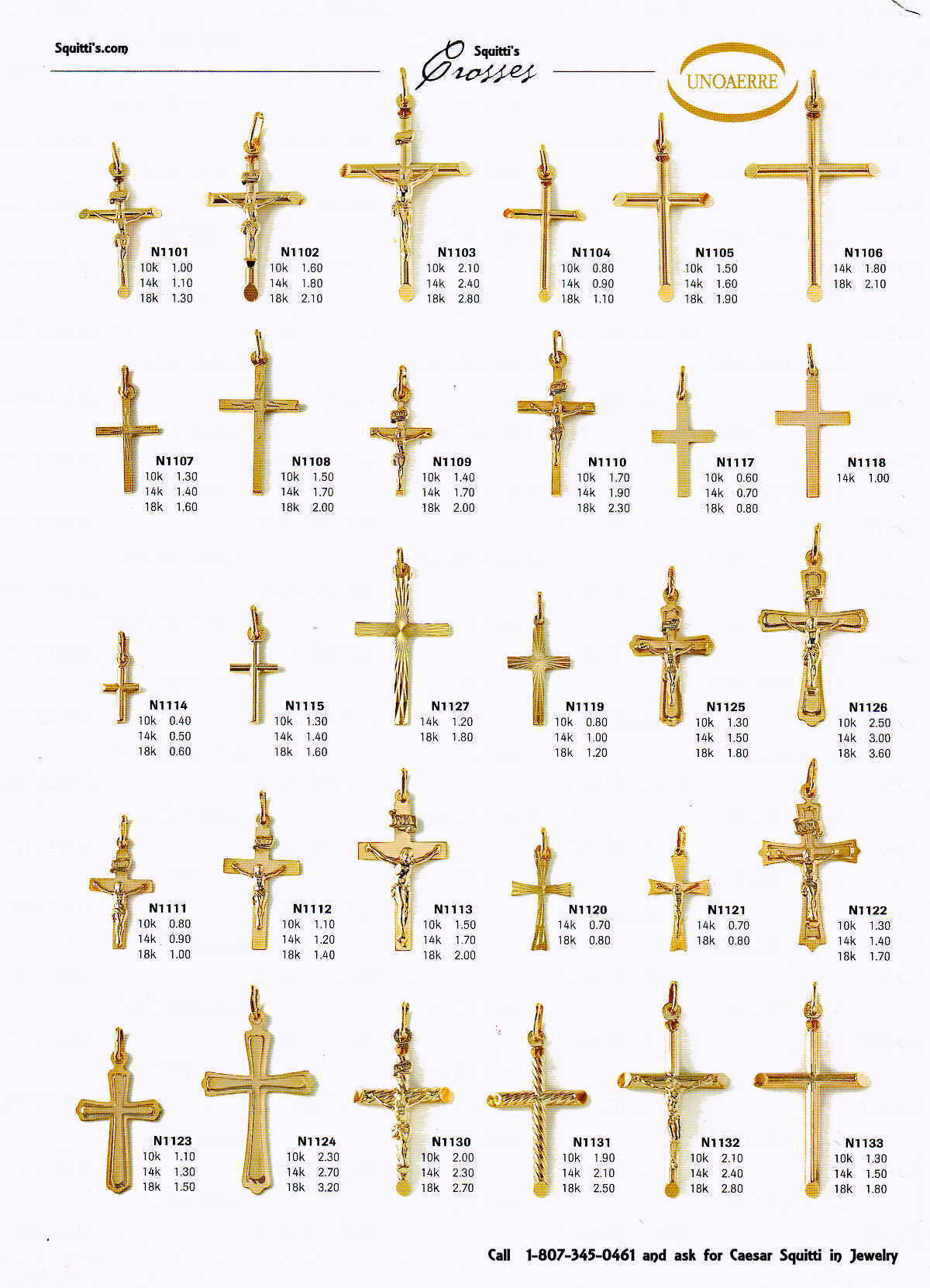 Gold Crosses